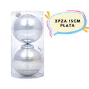 2pza 15cm Plata