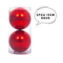 2pza 15cm Rojo