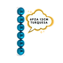 6pza 12cm Turquesa