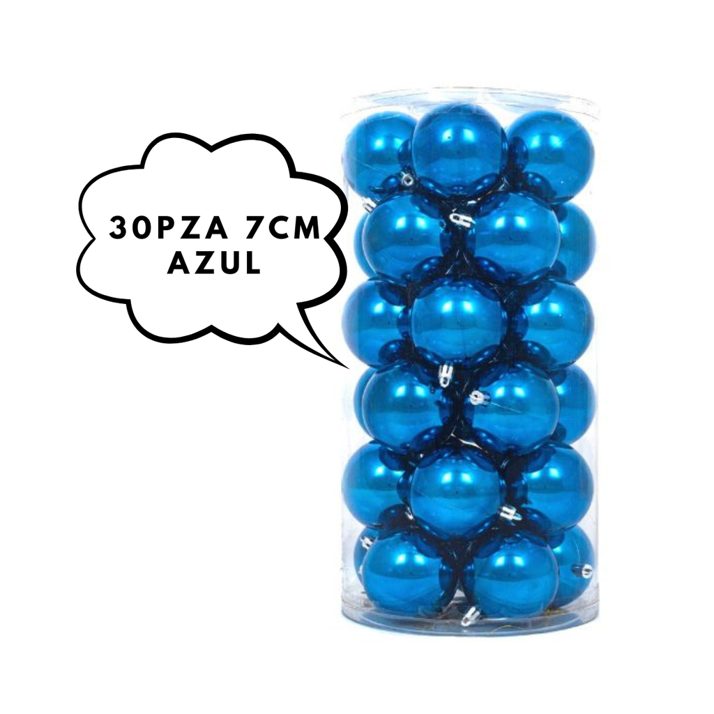 30pza 7cm Azul