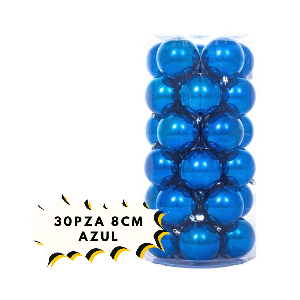 30pza 8cm Azul