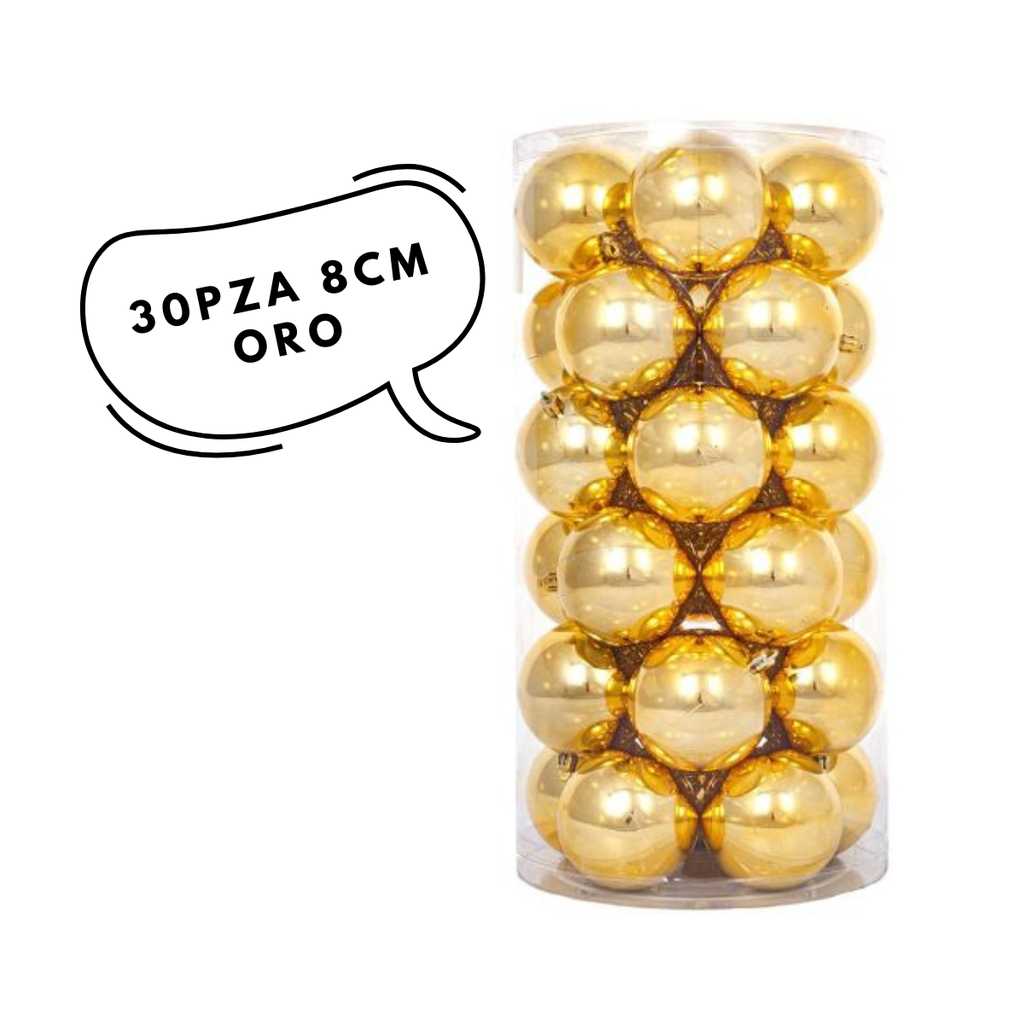 30pza 8cm Oro