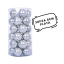 30pza 8cm Plata