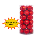 30pza 8cm Rojo
