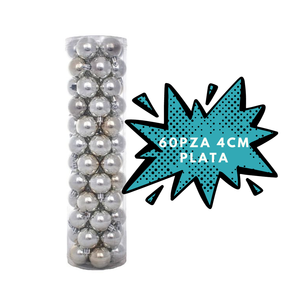 60pza 4cm Plata
