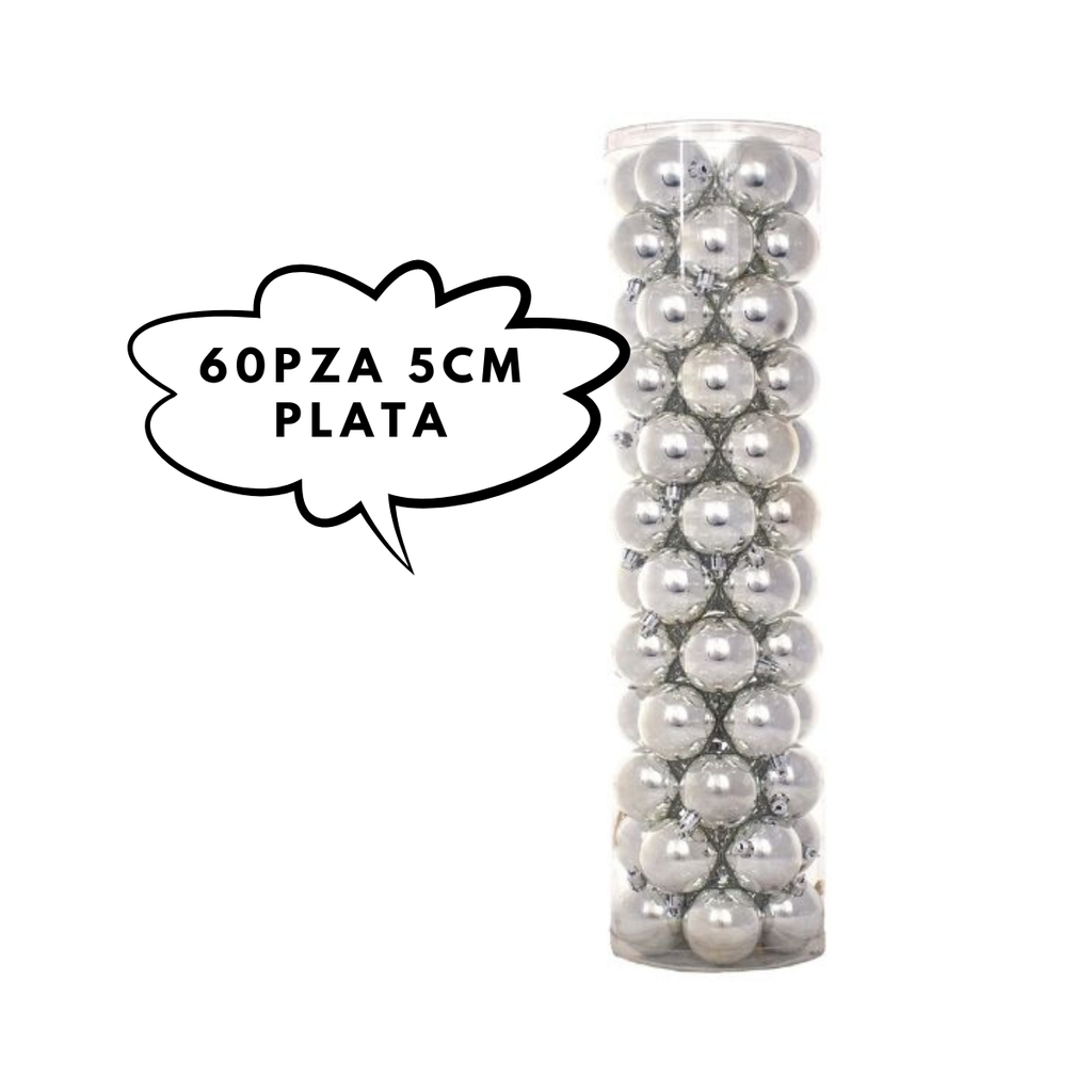60pza 5cm Plata