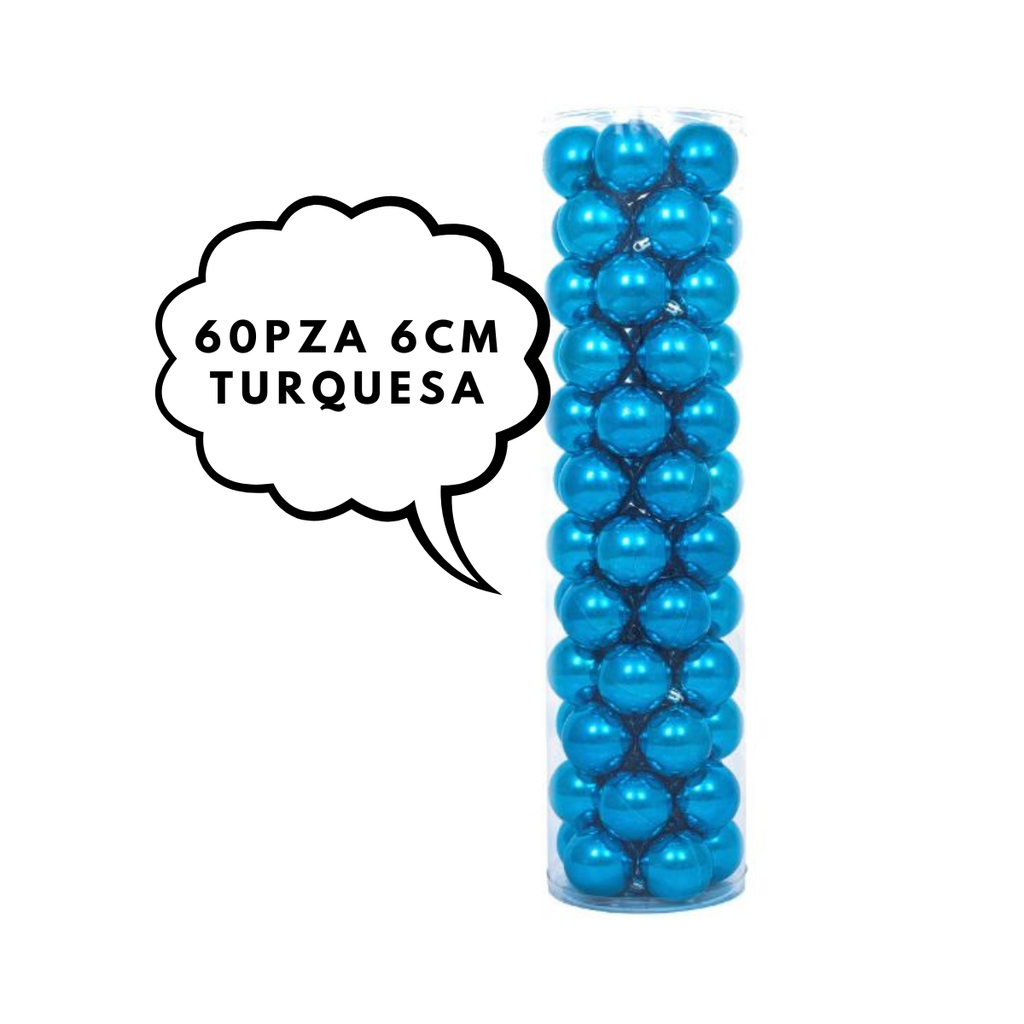 60pza 6cm Turquesa