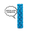 60pza 6cm Turquesa