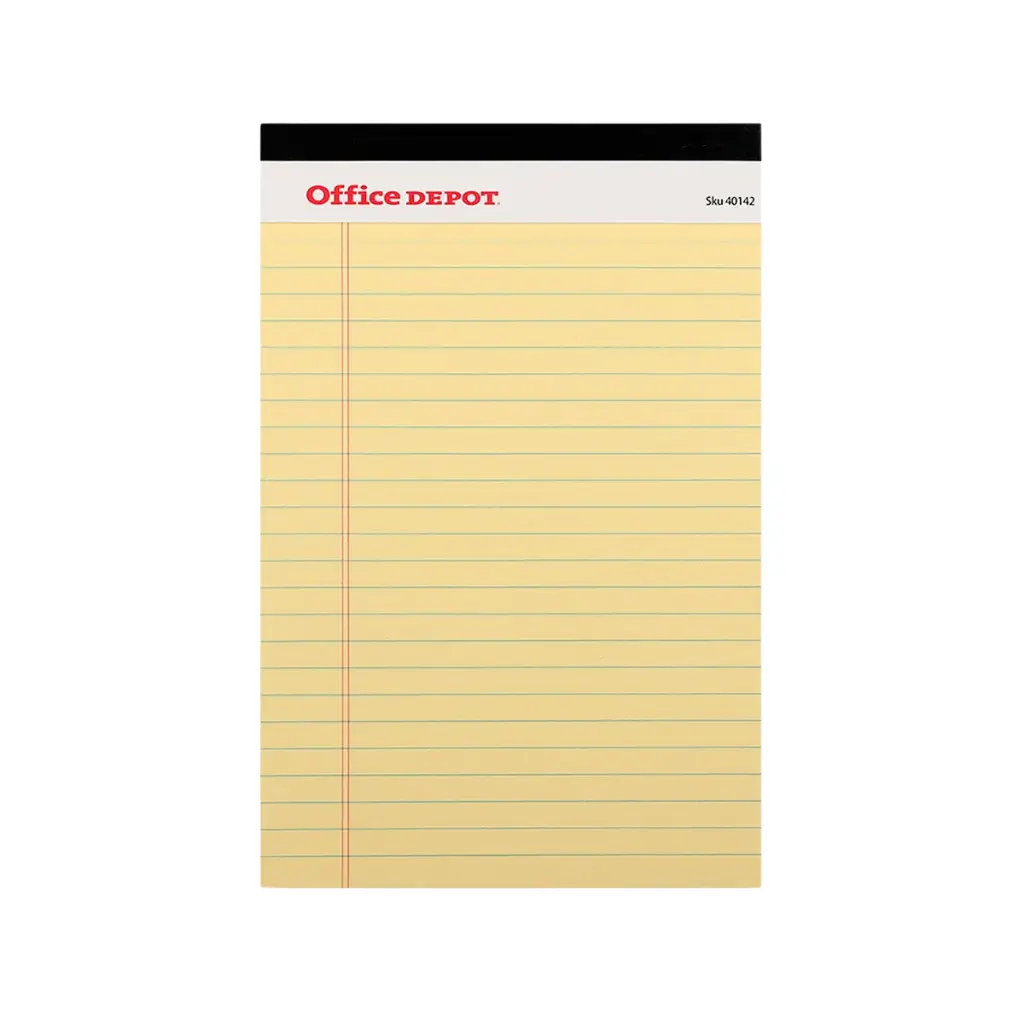 Block Esquela de Raya Office Depot 40142 Papel bond 