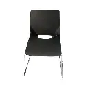 Silla de plastico Negro