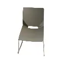Silla de plastico Gris