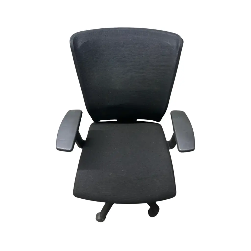 Silla con respaldo de malla Negro