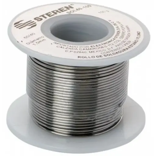 [MY0006] Rollo de soldadura Steren SOL60-100 100g estaño/plomo