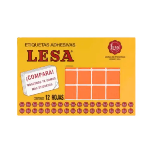 [MY0047] Etiquetas Adheribles 1.8x1.8 Lesa 3-420 420etiquetas 12hjs