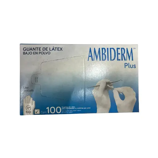 [MY0062] Guantes de látex Ambirderm 220307 Sensibilidad al tacto