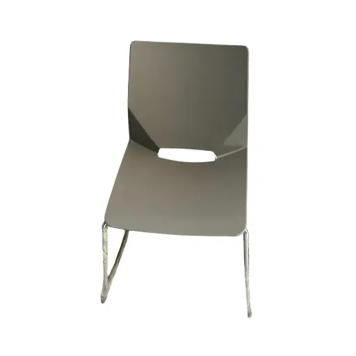[MY0068] Silla de plastico Gris