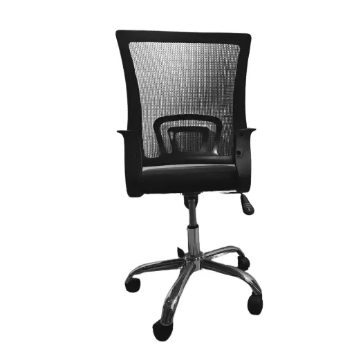 Silla secretarial con descansabrazos